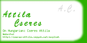 attila cseres business card